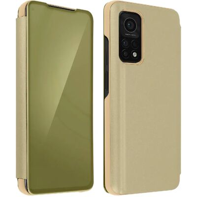 Avizar Xiaomi Mi 10T/10T Pro Étui Clapet Or - Publicité Avizar Xiaomi Mi 10T/10T Pro Étui Clapet Or - Publicité