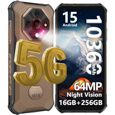 Ulefone Armor X16 Pro 5G 8Go/256Go - Or - Publicité Ulefone Armor X16 Pro 5G 8Go/256Go - Or - Publicité