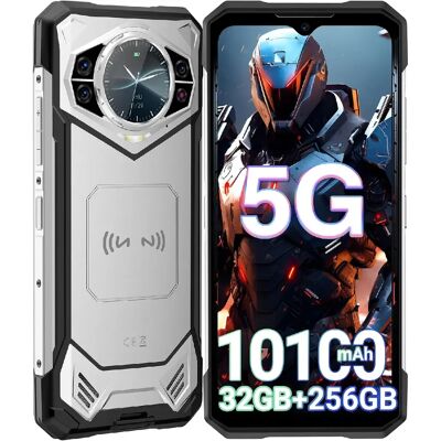 DOOGEE S200 5G Smartphone Incassable Android 14 - 32Go+256Go 10100mAh 6.72" + 1.32" AMOLED 120Hz 100MP+20MP - Argent - Publicité DOOGEE S200 5G Smartphone Incassable Android 14 - 32Go+256Go 10100mAh 6.72" + 1.32" AMOLED 120Hz 100MP+20MP - Argent - Publicité