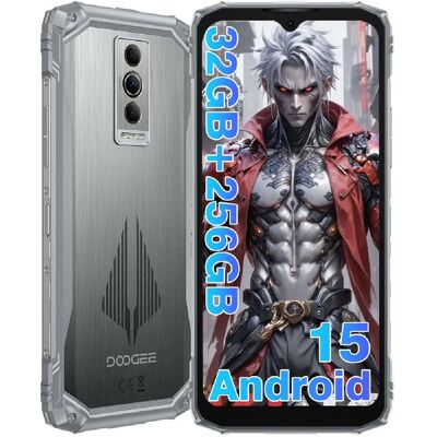 DOOGEE Blade 10 Pro Energy Smartphone Incassable Android 15 - 32Go+256Go 6.56'' 6150mAh 50MP NFC - Argent - Publicité DOOGEE Blade 10 Pro Energy Smartphone Incassable Android 15 - 32Go+256Go 6.56'' 6150mAh 50MP NFC - Argent - Publicité