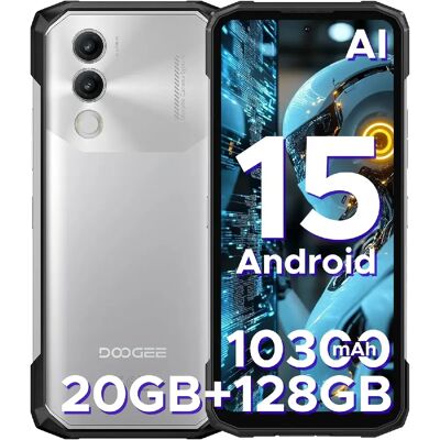 DOOGEE Blade 20 Smartphone Incassable Android 15 - 20Go+128Go 10300mAh 6.6'' 4G NFC -Argent - Publicité DOOGEE Blade 20 Smartphone Incassable Android 15 - 20Go+128Go 10300mAh 6.6'' 4G NFC -Argent - Publicité