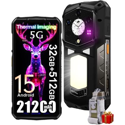 Ulefone Armor 29 Pro Imagerie thermique Smartphone - 6,67" - 32Go+512Go 212000mAh 64MP - Publicité Ulefone Armor 29 Pro Imagerie thermique Smartphone - 6,67" - 32Go+512Go 212000mAh 64MP - Publicité