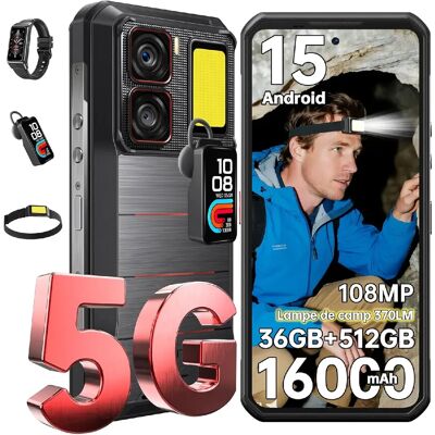 OUKITEL WP300 5G Smartphone Incassable Android 15 - 6,8" - 36Go+512Go 16000mAh 108MP NFC - Publicité OUKITEL WP300 5G Smartphone Incassable Android 15 - 6,8" - 36Go+512Go 16000mAh 108MP NFC - Publicité