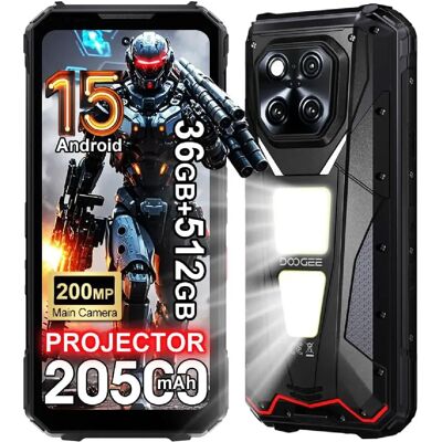 DOOGEE V Max Play Projecteur Smartphone 5G Android 15 - 20500mAh 36Go+512Go 6.78" NFC - Publicité DOOGEE V Max Play Projecteur Smartphone 5G Android 15 - 20500mAh 36Go+512Go 6.78" NFC - Publicité