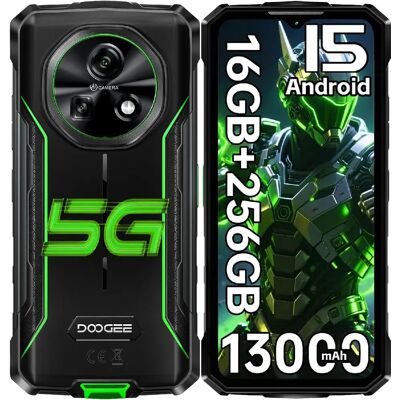 DOOGEE Fire 7 Smartphone Incassable 5G Android 15 - 13000mAh 16Go(4+12)+256Go 6.6" NFC - Publicité DOOGEE Fire 7 Smartphone Incassable 5G Android 15 - 13000mAh 16Go(4+12)+256Go 6.6" NFC - Publicité