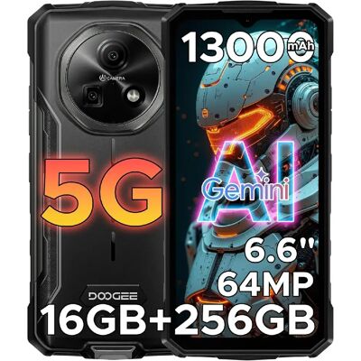 DOOGEE Fire 7 Téléphone Portable Incassable 5G Android 15 - 6.6" -13000mAh 16Go(4+12)+256Go 64MP - Publicité DOOGEE Fire 7 Téléphone Portable Incassable 5G Android 15 - 6.6" -13000mAh 16Go(4+12)+256Go 64MP - Publicité