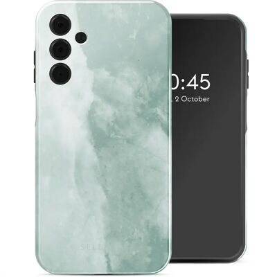 Selencia Vivid Samsung Galaxy A15 (4G / 5G) - Marbre jade grisé - Publicité Selencia Vivid Samsung Galaxy A15 (4G / 5G) - Marbre jade grisé - Publicité