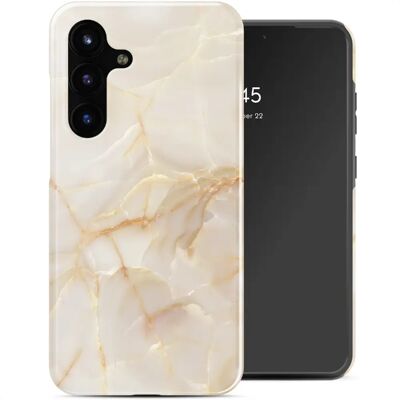 Selencia Coque Vivid Samsung Galaxy S25 FE - Marbre beige doré - Publicité Selencia Coque Vivid Samsung Galaxy S25 FE - Marbre beige doré - Publicité
