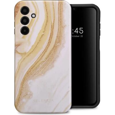 Selencia Coque Vivid pour Samsung Galaxy A15 (4G/5G) - Marbre doré - Publicité Selencia Coque Vivid pour Samsung Galaxy A15 (4G/5G) - Marbre doré - Publicité