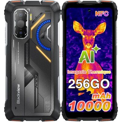 Blackview Rock 3 8+24Go 256Go 6.78" 4G dual sim-Orange - Publicité Blackview Rock 3 8+24Go 256Go 6.78" 4G dual sim-Orange - Publicité