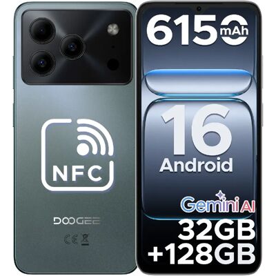 Doogee Note56 Pro Vert 32 Go/128Go 6.56" 90Hz Android 16 6150mAh Smartphone Android - Publicité Doogee Note56 Pro Vert 32 Go/128Go 6.56" 90Hz Android 16 6150mAh Smartphone Android - Publicité