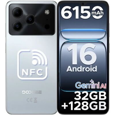 Doogee Note56 Pro Blanc 32 Go/128Go 6.56" 90Hz Android 16 6150mAh Smartphone Android - Publicité Doogee Note56 Pro Blanc 32 Go/128Go 6.56" 90Hz Android 16 6150mAh Smartphone Android - Publicité