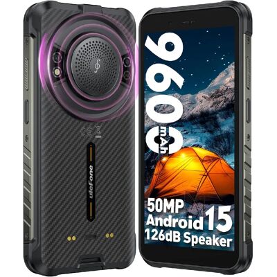 Ulefone RugKing (16 Go 128 Go) Android 15 4G Smartphone robuste, noir - Publicité Ulefone RugKing (16 Go 128 Go) Android 15 4G Smartphone robuste, noir - Publicité