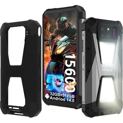 Unihertz Tank 3s 5G, smartphone robuste, Android 14, étanche, 32 Go ou 512 Go, noir - Publicité Unihertz Tank 3s 5G, smartphone robuste, Android 14, étanche, 32 Go ou 512 Go, noir - Publicité