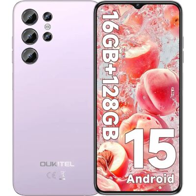 OUKITEL C1 Smartphone 16Go+128Go Android15 écran 6,52" triple caméra Rose - Publicité OUKITEL C1 Smartphone 16Go+128Go Android15 écran 6,52" triple caméra Rose - Publicité