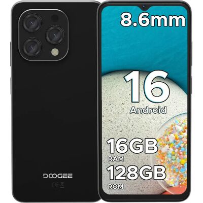 DOOGEE N55 Noir Smartphone , 16Go/128Go, 6.56" 90Hz, Android 16, 5150mAh, 13MP Dual SIM. Publicité DOOGEE N55 Noir Smartphone , 16Go/128Go, 6.56" 90Hz, Android 16, 5150mAh, 13MP Dual SIM. Publicité