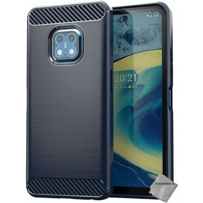 Htdmobiles Coque Nokia XR20 5G - Bleu foncé carbone - Publicité Htdmobiles Coque Nokia XR20 5G - Bleu foncé carbone - Publicité