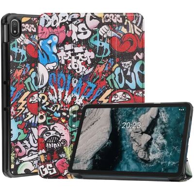 Coque pour Nokia T20 - Résistante aux chocs, Veille automatique, Support - Publicité Coque pour Nokia T20 - Résistante aux chocs, Veille automatique, Support - Publicité