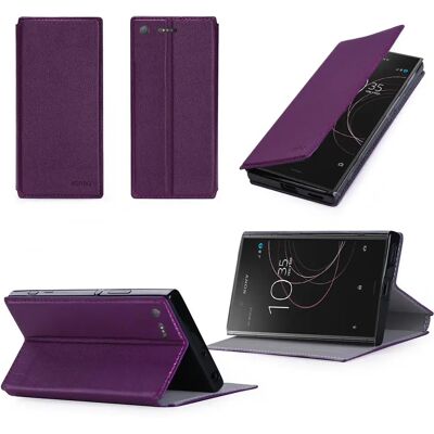 Xeptio Étui smartphone Sony Xperia XZ1 4G Dual Sim - Violet - Publicité Xeptio Étui smartphone Sony Xperia XZ1 4G Dual Sim - Violet - Publicité