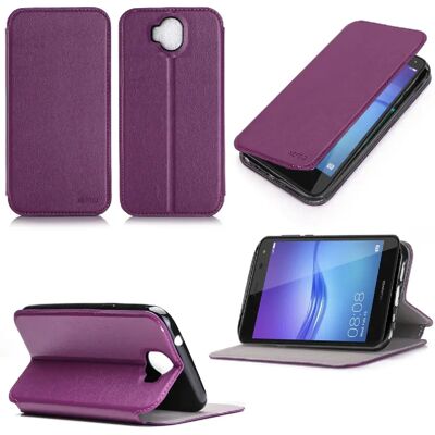 Xeptio Étui smartphone Huawei Y6 2017 / Huawei Y6 2017 Dual SIM - Violet - Publicité Xeptio Étui smartphone Huawei Y6 2017 / Huawei Y6 2017 Dual SIM - Violet - Publicité