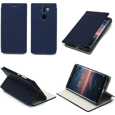 Xeptio Slim Style Nokia 8 Sirocco / Huawei Nova 4G - Bleu - Publicité Xeptio Slim Style Nokia 8 Sirocco / Huawei Nova 4G - Bleu - Publicité
