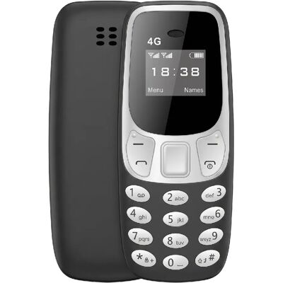 Avizar Mini Téléphone Portable 4G Extra-Léger avec Double SIM et Lanière Noir - Publicité Avizar Mini Téléphone Portable 4G Extra-Léger avec Double SIM et Lanière Noir - Publicité