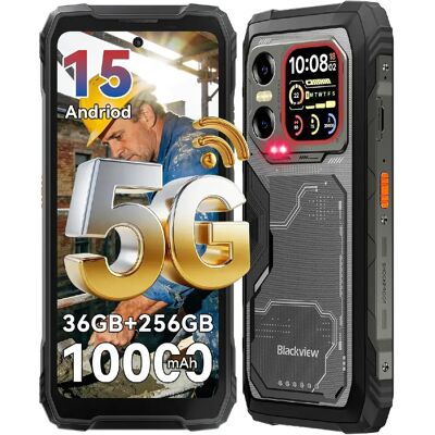 Blackview XPLORE X1, 12 Go / 256 Go, noir ou orange - Publicité Blackview XPLORE X1, 12 Go / 256 Go, noir ou orange - Publicité