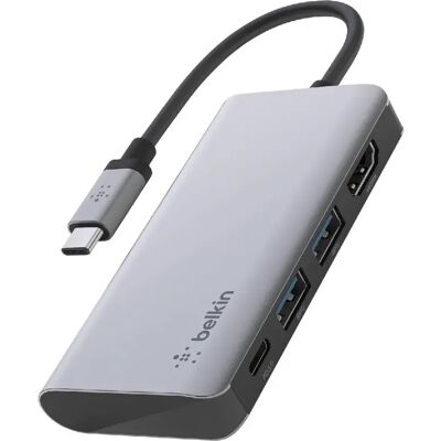Belkin HUB USB-C 4en1 - 100W Power Delivery - Publicité Belkin HUB USB-C 4en1 - 100W Power Delivery - Publicité