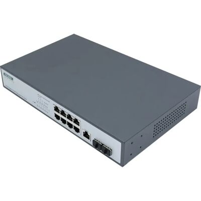 Dexlan Switch Niv.2 8P Gigabit PoE+ 140W & 2 SFP - Publicité Dexlan Switch Niv.2 8P Gigabit PoE+ 140W & 2 SFP - Publicité