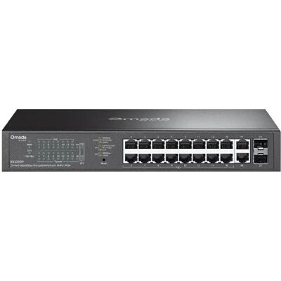 TP-Link OMADA ES220GP Commutateur Ethernet Gigabit Géré PoE Noir - Publicité TP-Link OMADA ES220GP Commutateur Ethernet Gigabit Géré PoE Noir - Publicité