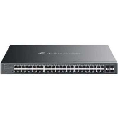 Tp-link Commutateur réseau administrable compatible PoE - 52 ports - Publicité Tp-link Commutateur réseau administrable compatible PoE - 52 ports - Publicité