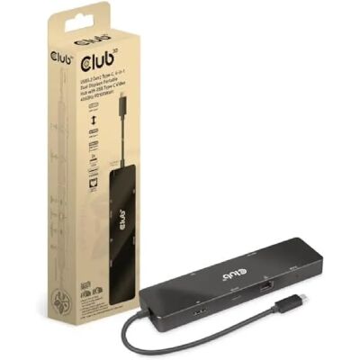 Club 3D Hub USB-C multiports - Publicité Club 3D Hub USB-C multiports - Publicité