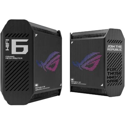 Asus ROG Rapture GT6 (B 2 PK) Tri bande (2,4 GHz 5 GHz 5 GHz) Wi Fi 6 (802.11ax) Noir 4 Interne - Publicité Asus ROG Rapture GT6 (B 2 PK) Tri bande (2,4 GHz 5 GHz 5 GHz) Wi Fi 6 (802.11ax) Noir 4 Interne - Publicité