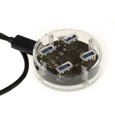 Kalea-Informatique - USB3.0 Hub - Transparent - USB hub - Publicité Kalea-Informatique - USB3.0 Hub - Transparent - USB hub - Publicité