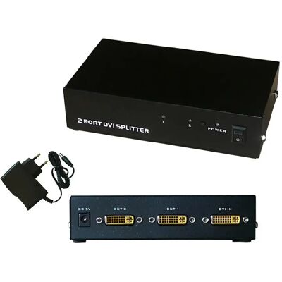 Diviseur DVI Kalea Informatique - 2 Ports pour signal DVI-D - Supporte HD jusqu'à haute résolution - Diviseur DVI - Publicité Diviseur DVI Kalea Informatique - 2 Ports pour signal DVI-D - Supporte HD jusqu'à haute résolution - Diviseur DVI - Publicité