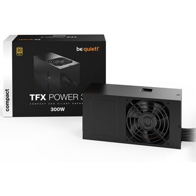 be quiet! TFX Power 3 300W 80PLUS Gold - Publicité be quiet! TFX Power 3 300W 80PLUS Gold - Publicité