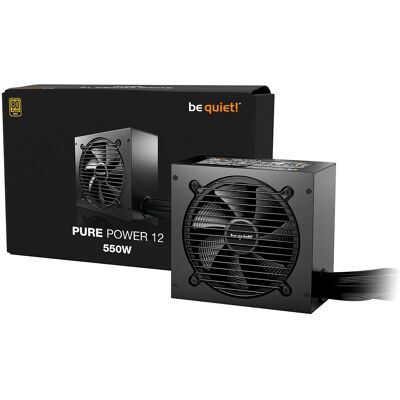be quiet! Pure Power 12 550W 80PLUS Gold - Publicité be quiet! Pure Power 12 550W 80PLUS Gold - Publicité