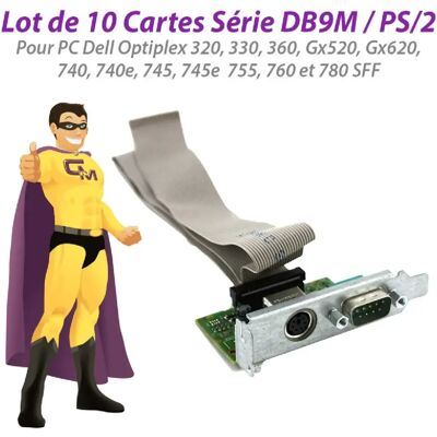 Dell Lot Cartes Série DB-9 PS/2 - Publicité Dell Lot Cartes Série DB-9 PS/2 - Publicité