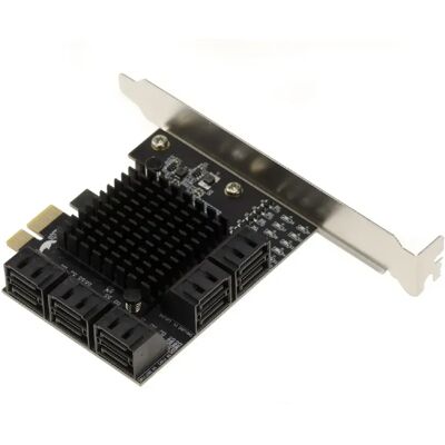 Kalea-Informatique Carte PCIe 3.0 10 Ports SATA JMB575 - Publicité Kalea-Informatique Carte PCIe 3.0 10 Ports SATA JMB575 - Publicité