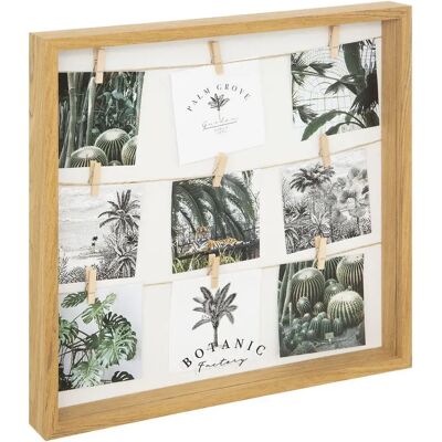 ATMOSPHERA Porte Photo Mural Déco Bota 40cm Marron - Publicité ATMOSPHERA Porte Photo Mural Déco Bota 40cm Marron - Publicité