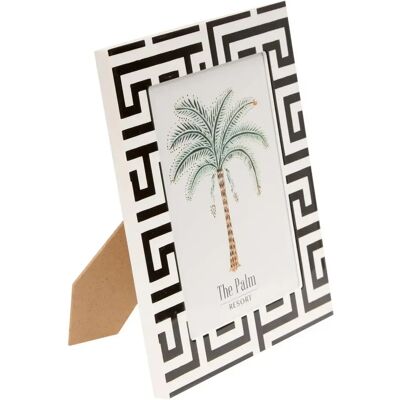 ATMOSPHERA Cadre Photo Déco The Palm Resort 13x18cm Noir & Blanc - Publicité ATMOSPHERA Cadre Photo Déco The Palm Resort 13x18cm Noir & Blanc - Publicité