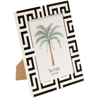 ATMOSPHERA Cadre Photo Déco The Palm Resort 10x15cm Noir & Blanc - Publicité ATMOSPHERA Cadre Photo Déco The Palm Resort 10x15cm Noir & Blanc - Publicité