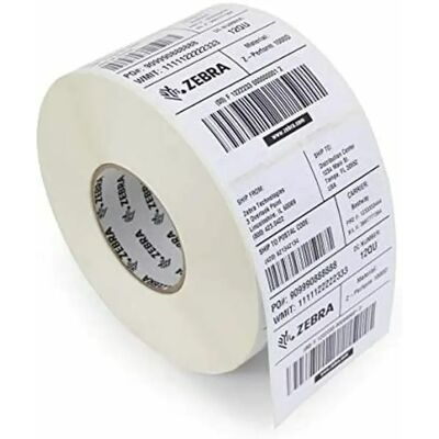 Zebra Étiquettes Adhésives Direct 2100 - 57 x 19 mm - Publicité Zebra Étiquettes Adhésives Direct 2100 - 57 x 19 mm - Publicité