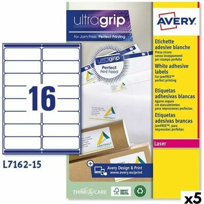 Avery Étiquettes pour imprimante L7162 - Publicité Avery Étiquettes pour imprimante L7162 - Publicité