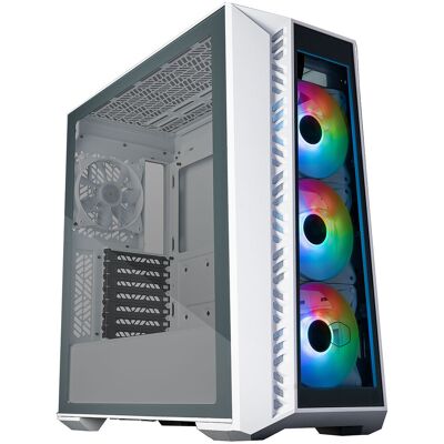 Cooler Master MasterBox MB520 TG ARGB (Blanc) - Publicité Cooler Master MasterBox MB520 TG ARGB (Blanc) - Publicité