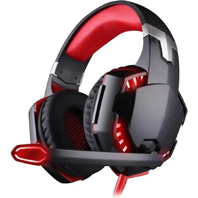 Casque Gaming USB Ordinateur 7.1 Surround LED Boutons de Contrôle Rouge - Yonis - Publicité Casque Gaming USB Ordinateur 7.1 Surround LED Boutons de Contrôle Rouge - Yonis - Publicité