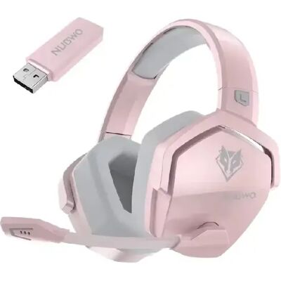 Casque Gaming NUBWO G06 Sans Fil USB/Bluetooth, Microphone pour PS5, PS4, PC, NS - Rose - Publicité Casque Gaming NUBWO G06 Sans Fil USB/Bluetooth, Microphone pour PS5, PS4, PC, NS - Rose - Publicité