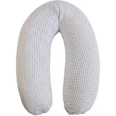 Candide CAN3275052061287 Coussin maternité et d'allaitement en U jersey étoiles Blanc / Bleu marine - Publicité Candide CAN3275052061287 Coussin maternité et d'allaitement en U jersey étoiles Blanc / Bleu marine - Publicité