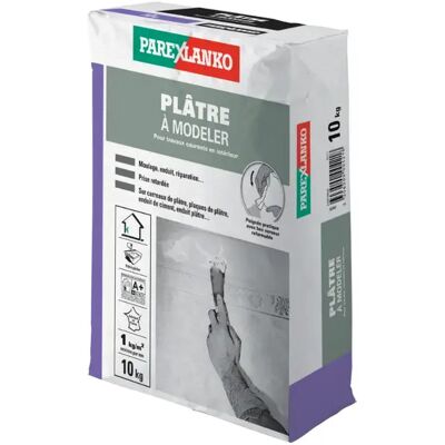 Parexlanko Plâtre à modeler - Gris - Publicité Parexlanko Plâtre à modeler - Gris - Publicité
