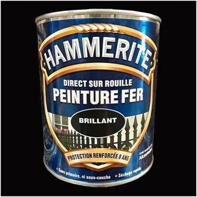 Hammerite - Peinture extérieure pour fer - Brillante 0,75L - Publicité Hammerite - Peinture extérieure pour fer - Brillante 0,75L - Publicité